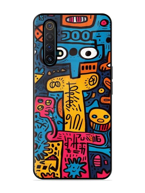 Doodletopia Glossy Soft Edge Case for Realme X3 Chachhi