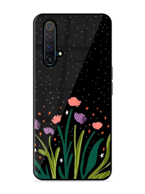 Midnight Bloom Glossy Soft Edge Case for Realme X3 Chachhi