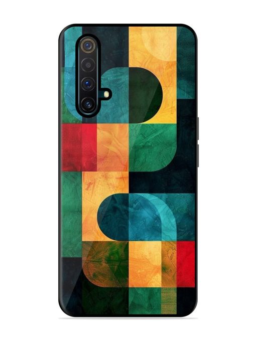 Geometric Harmony Glossy Soft Edge Case for Realme X3 Chachhi