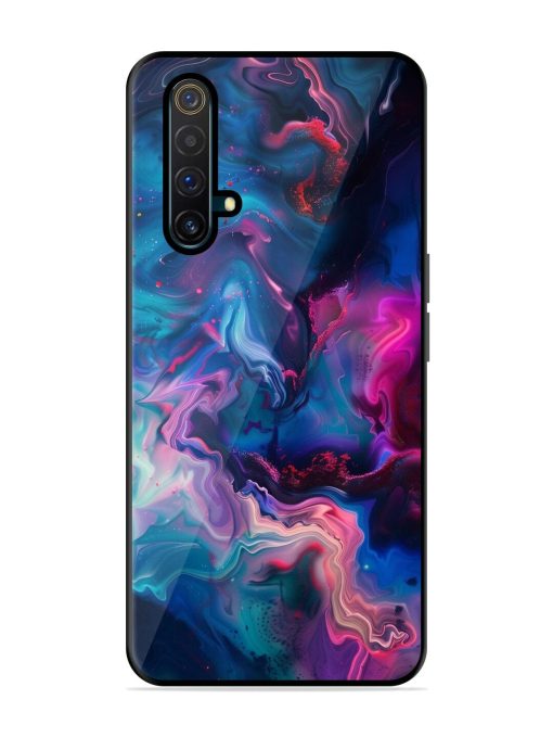 Cosmic Swirl Glossy Soft Edge Case for Realme X3 Chachhi