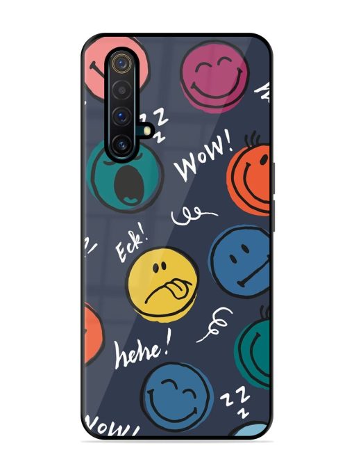 Emoticon Parade Glossy Soft Edge Case for Realme X3 Chachhi