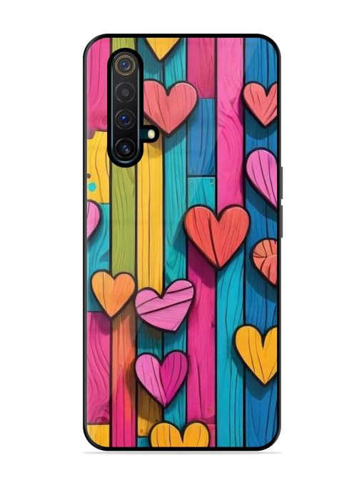 Rainbow Of Hearts Glossy Soft Edge Case for Realme X3 Chachhi