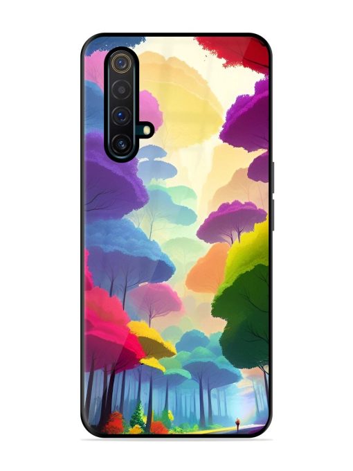 Rainbow Road Glossy Soft Edge Case for Realme X3 Chachhi