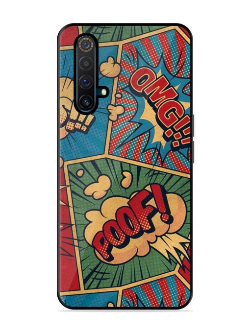 Comic Book Chaos Glossy Soft Edge Case for Realme X3 Chachhi