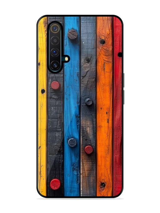 Rainbow Plank Glossy Soft Edge Case for Realme X3 Chachhi