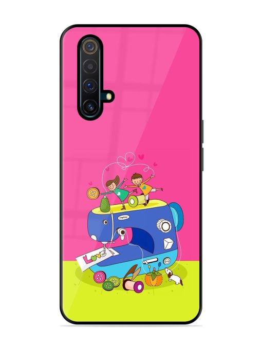 Sew Cute Glossy Soft Edge Case for Realme X3 Chachhi