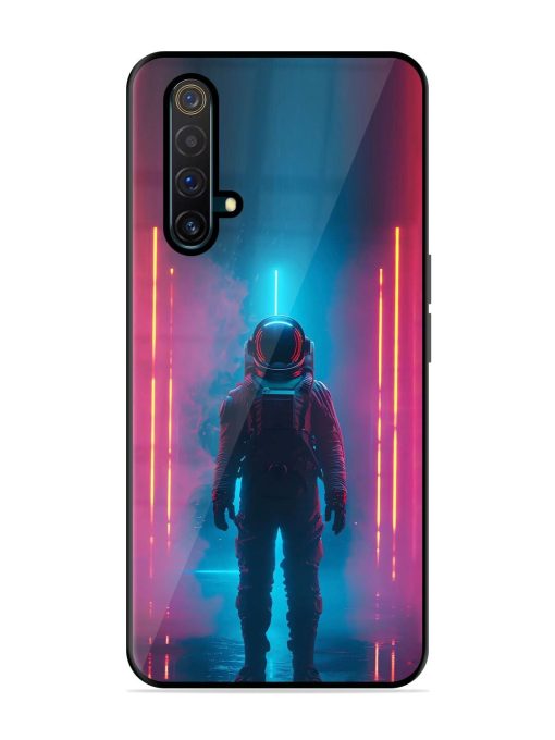 Neon Astronaut Glossy Soft Edge Case for Realme X3 Chachhi