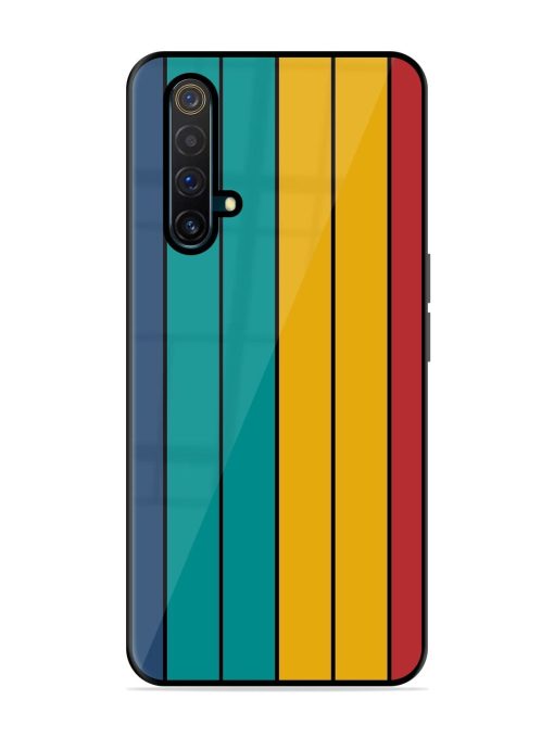 Retro Stripes Glossy Soft Edge Case for Realme X3 Chachhi