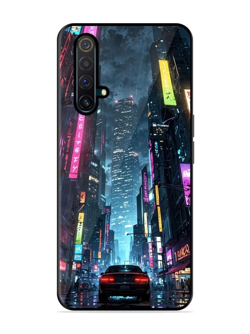 Neon Nightscape Glossy Soft Edge Case for Realme X3 Chachhi