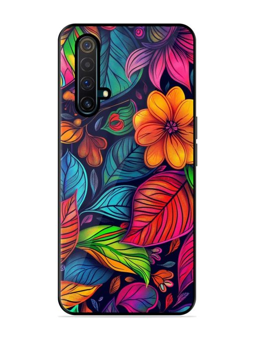 Rainbow Of Blooms Glossy Soft Edge Case for Realme X3 Chachhi