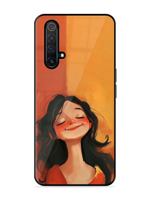 Neon Girl Glossy Soft Edge Case for Realme X3 Chachhi