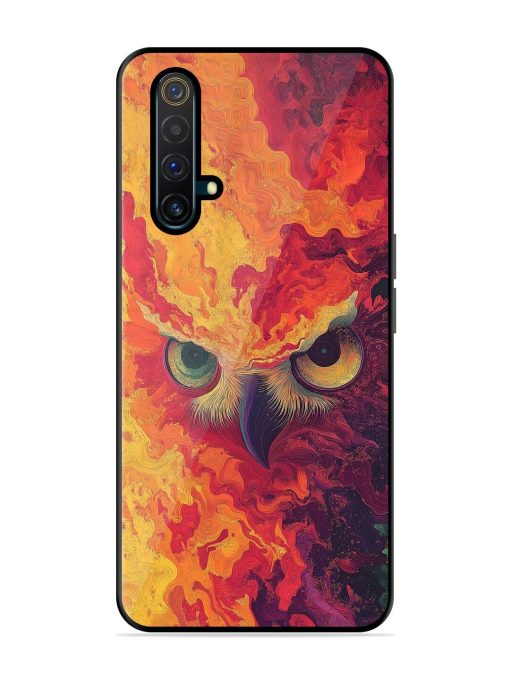 Fiery Owl Glossy Soft Edge Case for Realme X3 Chachhi