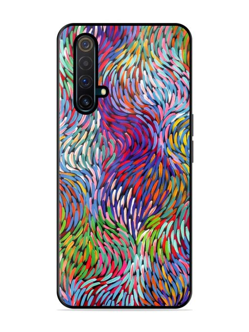 Vibrant Waves Glossy Soft Edge Case for Realme X3 Chachhi