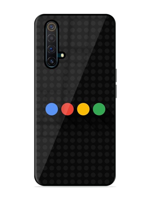 Google Dots Glossy Soft Edge Case for Realme X3 Chachhi