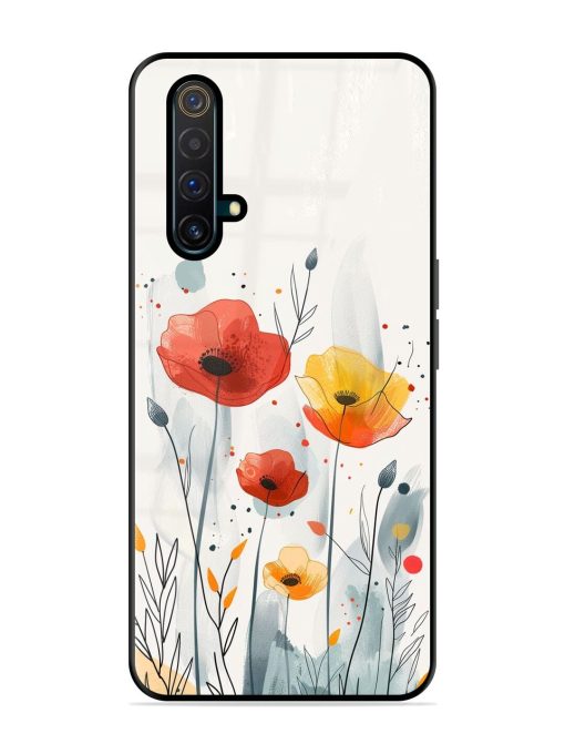 Poppy Fields Glossy Soft Edge Case for Realme X3 Chachhi