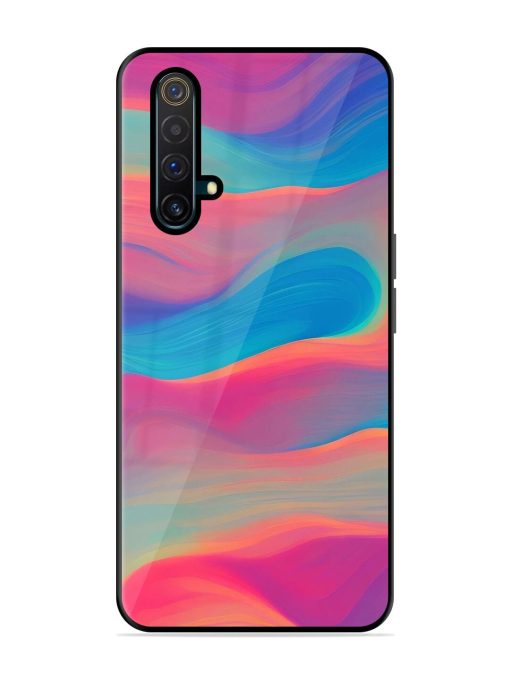 Wavy Wonder Glossy Soft Edge Case for Realme X3 Chachhi