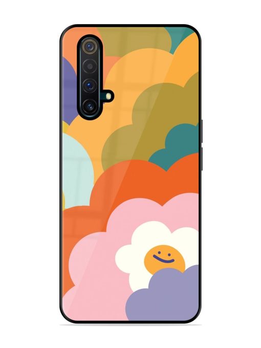 Happy Flower Power Glossy Soft Edge Case for Realme X3 Chachhi