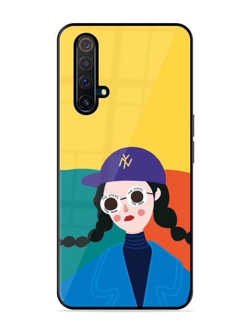 Starry-Eyed Girl Glossy Soft Edge Case for Realme X3 Chachhi