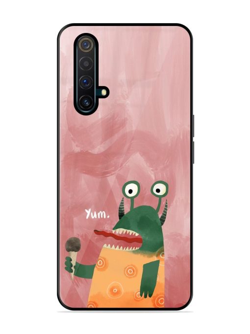 Hungry Monster Glossy Soft Edge Case for Realme X3 Chachhi