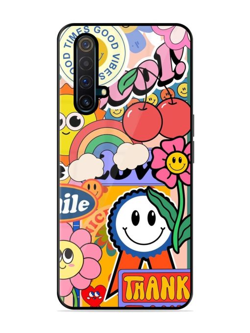 Good Times Good Vibes Glossy Soft Edge Case for Realme X3 Chachhi