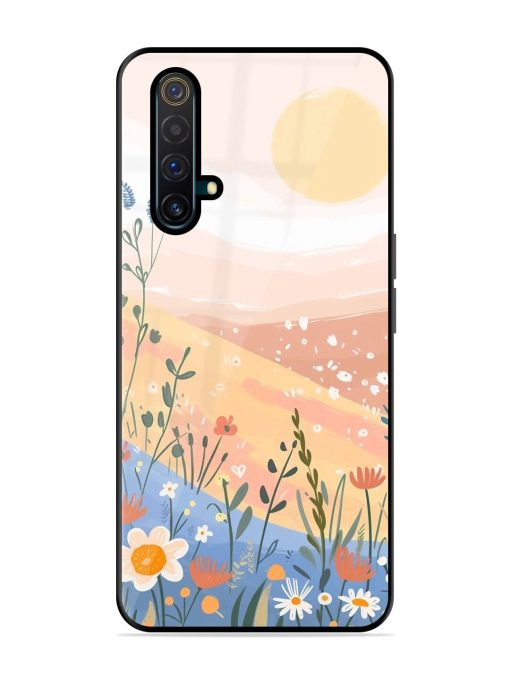 Golden Hour Blooms Glossy Soft Edge Case for Realme X3 Chachhi