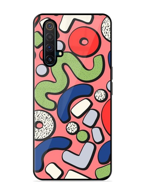 Groovy Geometric Shapes Glossy Soft Edge Case for Realme X3 Chachhi