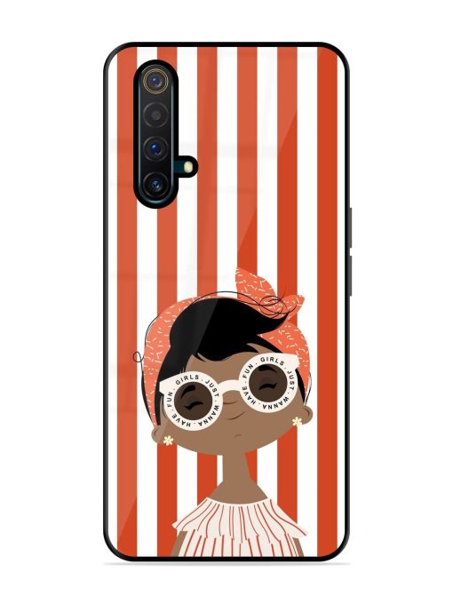 Girls Just Wanna Have Fun Glossy Soft Edge Case for Realme X3 Chachhi