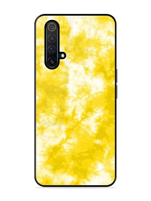 Golden Tie-Dye Twirl Glossy Soft Edge Case for Realme X3 Chachhi