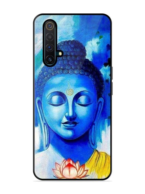 Serene Buddha With Lotus Glossy Soft Edge Case for Realme X3 Chachhi