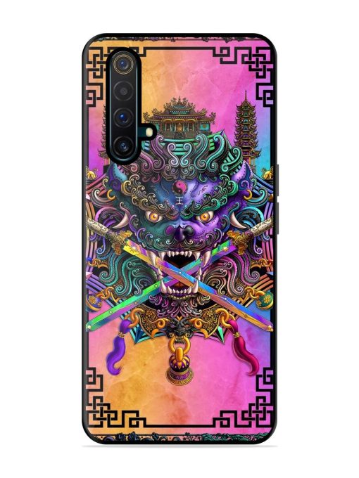 Psychedelic Fu Dog Tapestry Glossy Soft Edge Case for Realme X3 Chachhi