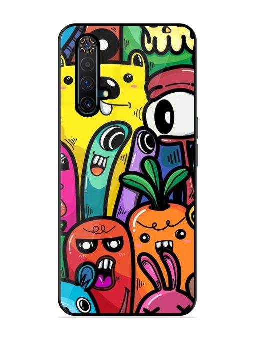 Whimsical Doodle Chaos Glossy Soft Edge Case for Realme X3 Chachhi