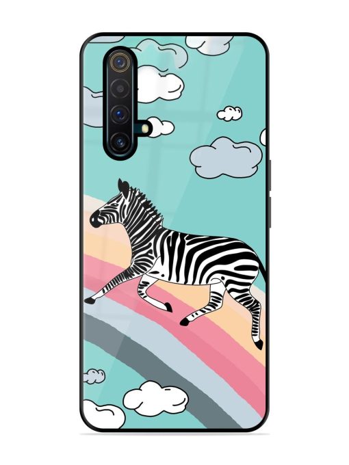 Zebra On A Rainbow Glossy Soft Edge Case for Realme X3