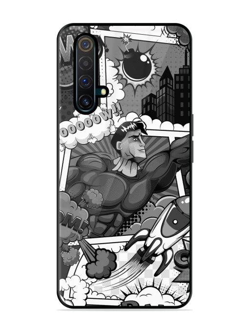 Comic Book Chaos Glossy Soft Edge Case for Realme X3 Chachhi