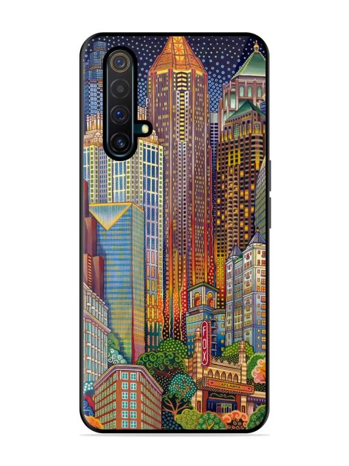 Neon Nightscape Glossy Soft Edge Case for Realme X3 Chachhi