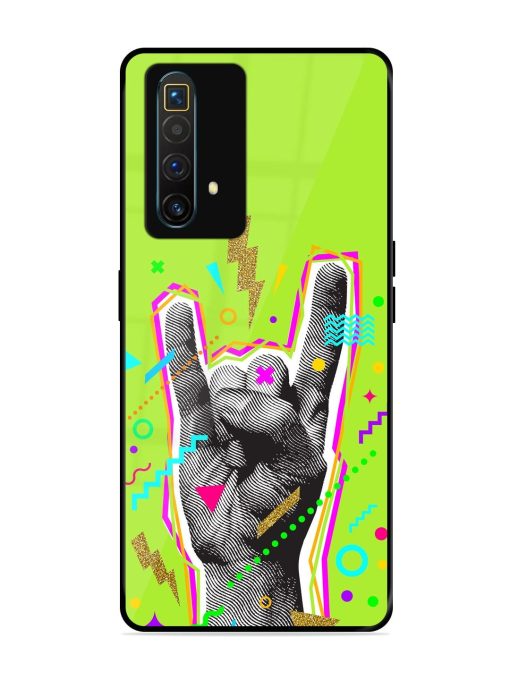 Neon Rock Glossy Soft Edge Case for Realme X3 Superzoom Chachhi