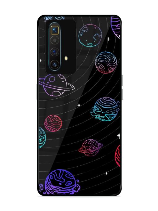 Cosmic Ballet Glossy Soft Edge Case for Realme X3 Superzoom Chachhi