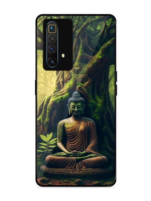 Green Buddha Art Glossy Soft Edge Case for Realme X3 Superzoom Chachhi