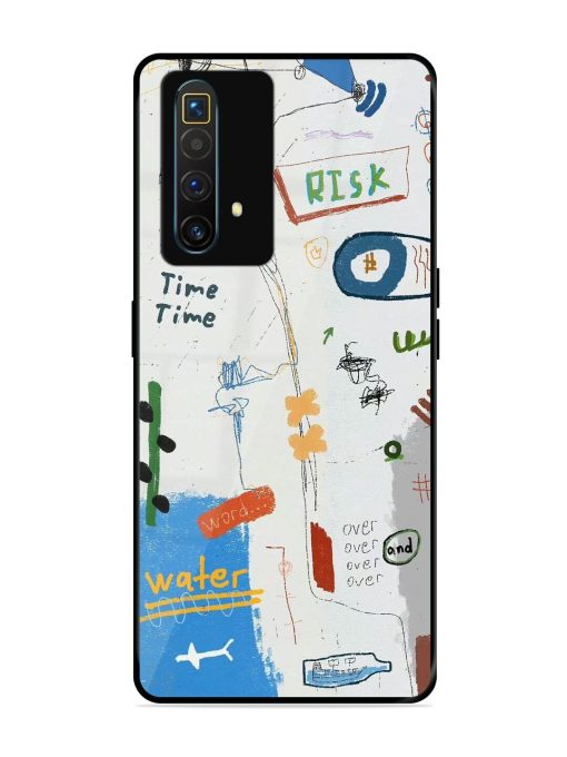 Mind Map Madness Glossy Soft Edge Case for Realme X3 Superzoom Chachhi