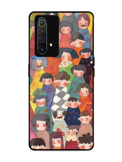 Blooming Arcs Glossy Soft Edge Case for Realme X3 Superzoom Chachhi