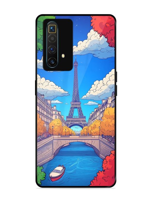 Parisian Panorama Glossy Soft Edge Case for Realme X3 Superzoom Chachhi