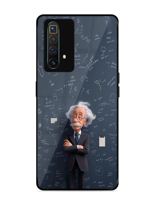 Albert Einstein Glossy Soft Edge Case for Realme X3 Superzoom Chachhi