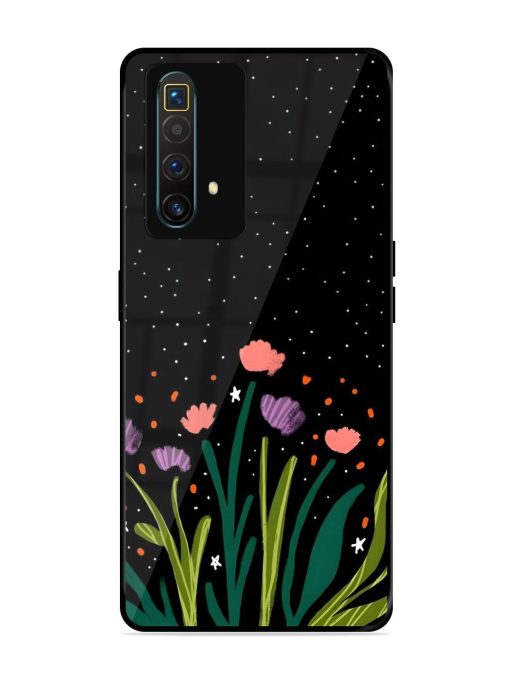 Midnight Bloom Glossy Soft Edge Case for Realme X3 Superzoom Chachhi