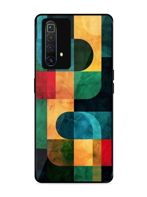 Geometric Harmony Glossy Soft Edge Case for Realme X3 Superzoom Chachhi