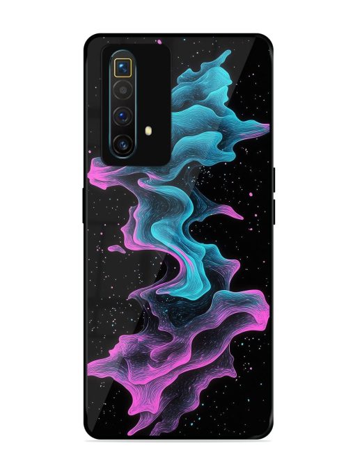 Cosmic Currents Glossy Soft Edge Case for Realme X3 Superzoom