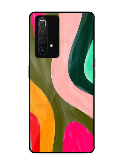 Wavy Wonder Glossy Soft Edge Case for Realme X3 Superzoom Chachhi