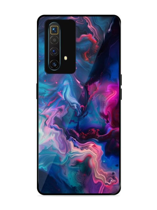 Cosmic Swirl Glossy Soft Edge Case for Realme X3 Superzoom Chachhi