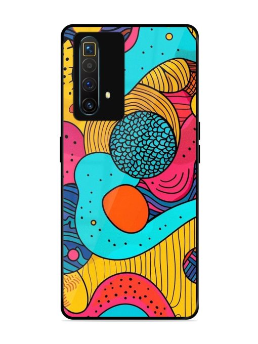 Psychedelic Patterns Glossy Soft Edge Case for Realme X3 Superzoom