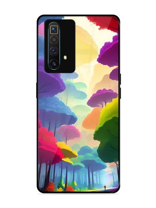 Rainbow Road Glossy Soft Edge Case for Realme X3 Superzoom Chachhi