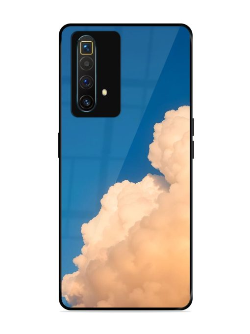 Golden Cloudscape Glossy Soft Edge Case for Realme X3 Superzoom Chachhi