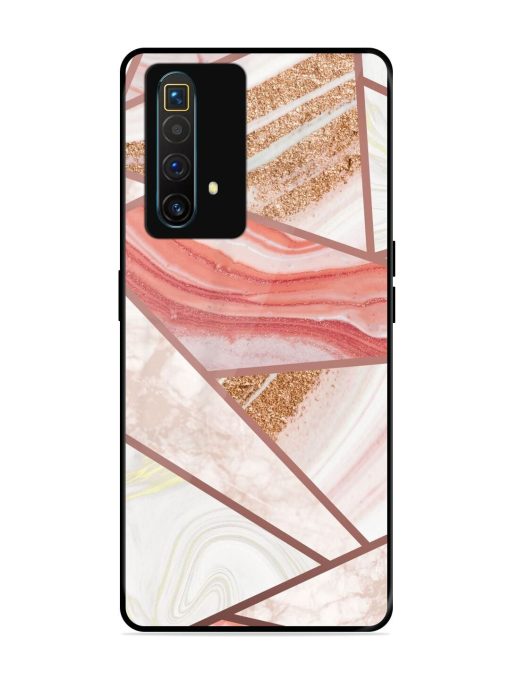 Rosy Mosaic Glossy Soft Edge Case for Realme X3 Superzoom Chachhi